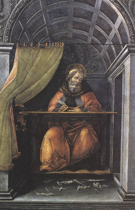 St Augustine in his Study (mk36)
